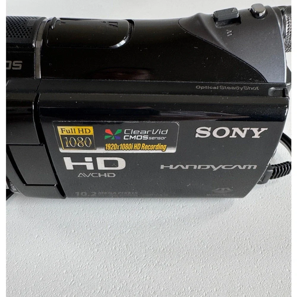 Sony Handycam HDR-CX12 Digital HD Video Camera Recorder Black 1080i Carl Zeiss